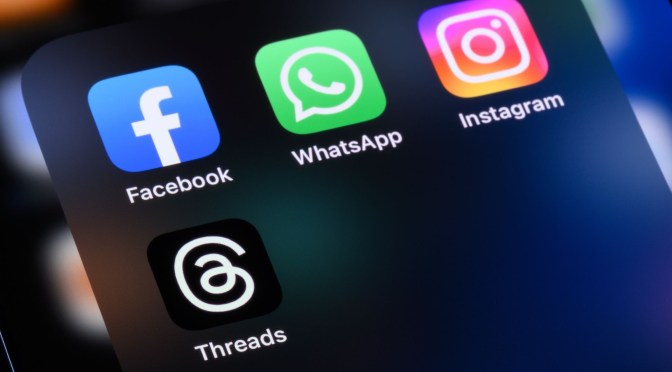 E papritur/ Bien Facebook, Instagram, dhe Whatsapp