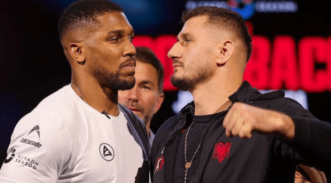 Kristian Prenga sfidon Anthony Joshua, zbulohet shuma që pritet të fitojë..,